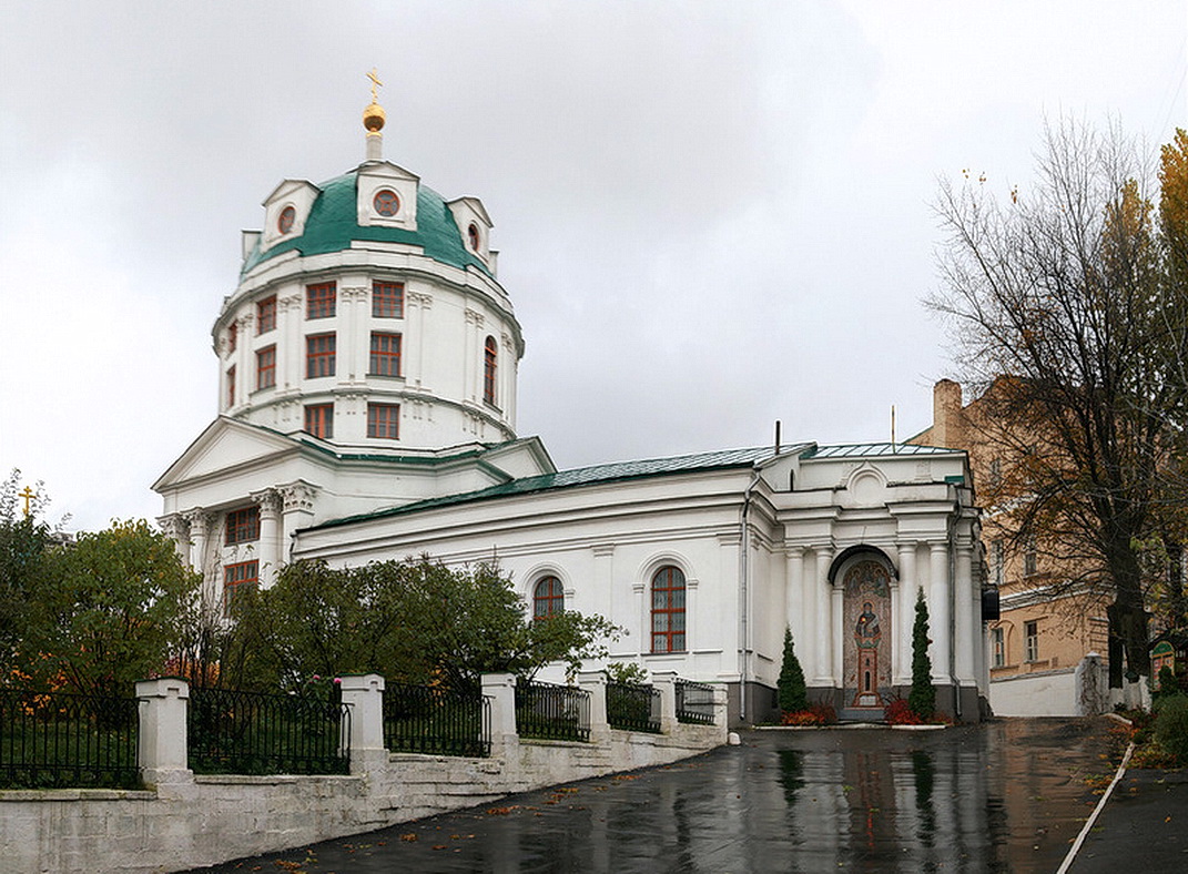 Храм симеона столпника за яузой. Церковь преподобного Симеона Столпника. Храм прп. Симеона Столпника за Яузой. Храм Симеона Столпника на Яузе. Николоямская улица храм Симеона Столпника.